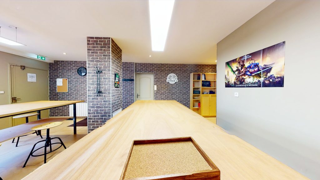 rénovation d'une salle de jeux