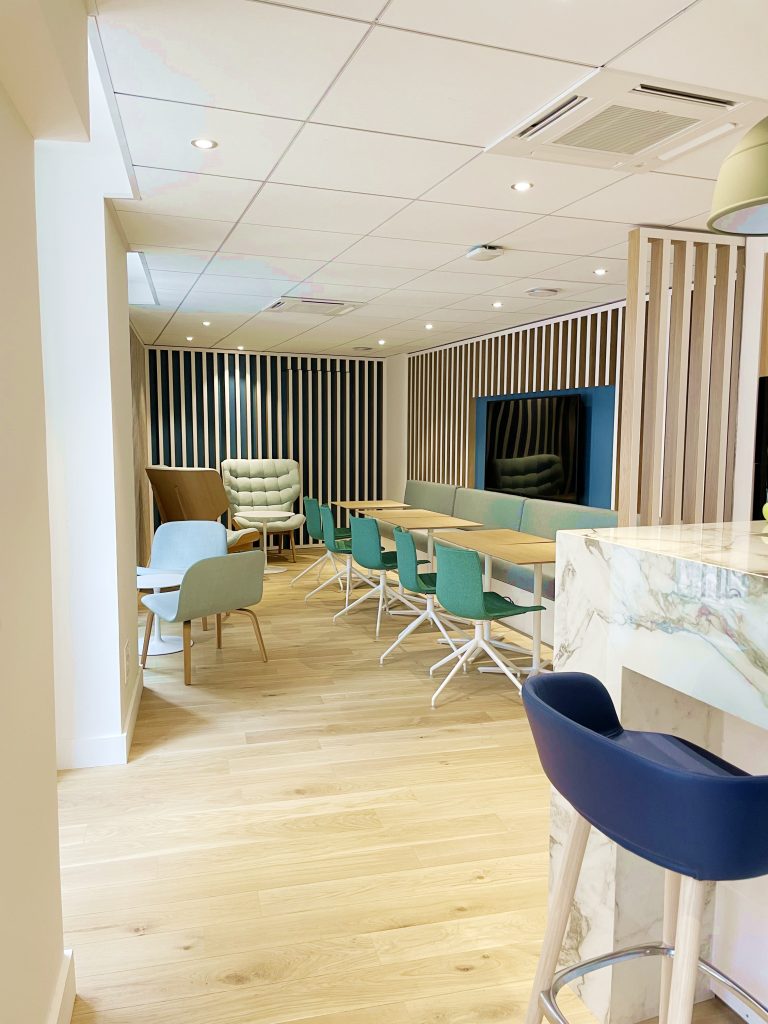 aménagement du plateau de bureaux à Lyon